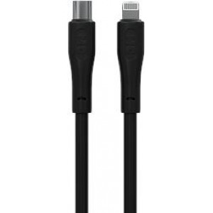MORE CHOICE (4620202553089) K60ia USB 3.0A PD 27W для Lightning ng 8-pin Type-C - 1м , черный