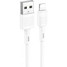 HOCO (6931474770875) X83iUSB 2.4A Lightning 8-pin белый - 1,0m