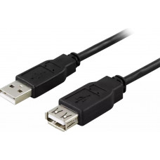 VS (U550) USB2.0 Aвилка-Арозетка, 5,0 м черный