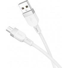 HOCO (6942007636230) X109m 2.4A USB-microUSB 1 m белый