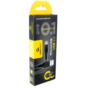GEMBIRD/Cablexpert (17910) CCB-mUSB2-AMBMO1-CLASSIC 0.1 - 1,0 м - черный
