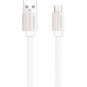 More choice (4627151194486) K20m Дата-кабель USB 2.1A для micro плоский USB - 1м White