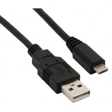 VS (U018) USB2.0 A вилка-MicroUSB вилка, 1, 8м черный