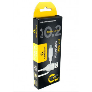 GEMBIRD/Cablexpert (17914) CB-mUSB2-AMBMO2- CLASSIC 0.2 - 1.0 м - белый