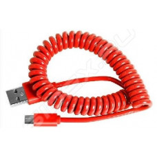 SMARTBUY (IK-12SP) RED USB - MICRO USB спиральный 1м красный