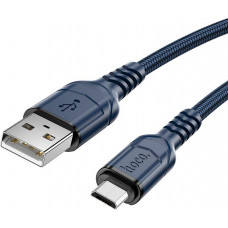 HOCO (6931474794109) X59m 2мUSB 2.4A microUSB голубой - 2,0m