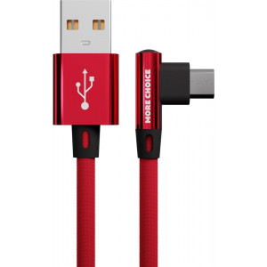 MORE CHOICE (4627151196985) K27m USB 2.1A microUSB красный - 1,0m