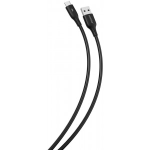 SMARTBUY (iK-3112-S25b) S25 Type C черный, 3А, soarer,TPE,1 м