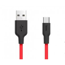 HOCO (6957531071419) X21 USB (m) - Type-C (m) 1.0m - красный/черный