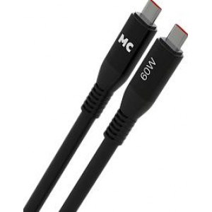 MORE CHOICE (4620202554543) K83aa 2м USB 3.0A PD 60W для Type-C Type-C- 2м , черный