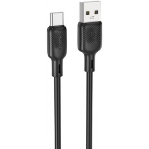 BOROFONE (6941991115554) BX113 USB 3.0A для Type-C Black 3 м