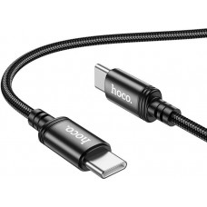 HOCO (6931474784384) Wind нейлон 1м USB 3.0A PD 60W для Type-C Type-C Black 1 м