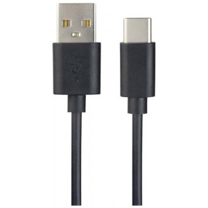 PERFEO (U4703) USB A вилка - Type-C вилка, 2.4A, черный, длина 1 м., Type-C ONE