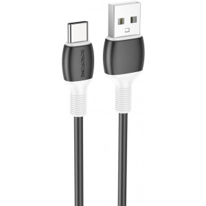 BOROFONE (6974443386806) BX84 USB 3.0A для Type-C Black 1 м