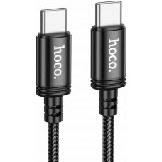 HOCO (6931474788726) X91 Radiance Type C to Type C charging data cable 60W, 3m (черный)