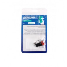 EXPLOYD EX-AD-265 microSD USB 2.0 пластик черный Кардридер