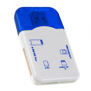 PERFEO (PF_4257) CARD READER (PF-VI-R010 BLUE) синий