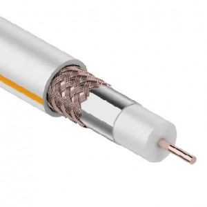 REXANT (01-2401) SAT 50м+CU/CU 75 Ом, 100м белый