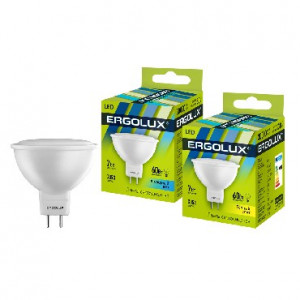 ERGOLUX LED-JCDR-7W-GU5.3-3K (Эл.лампа светодиодная JCDR 7Вт GU5.3 3000K 172-265В)