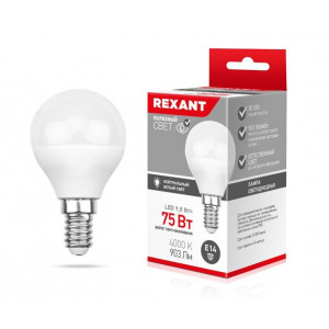 REXANT (604-038) (GL) 9,5 ВТ E14 903 ЛМ 4000 K