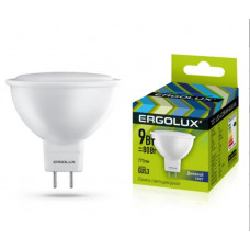 ERGOLUX (13626) LED-JCDR-9W-GU5.3-6K (Эл.лампа светодиодная JCDR 9Вт GU5.3 6500K 180-240В)