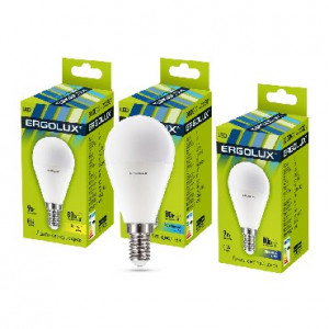 ERGOLUX (13173) LED-G45-9W-E14-3K