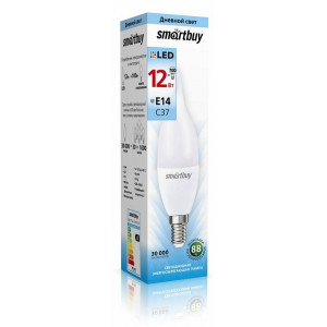 SMARTBUY (SBL-C37Can-12-40K-E14) свеча на ветру C37-12W00/E14