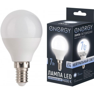 ENERGY LED G45-7-E14-4000 (109316)