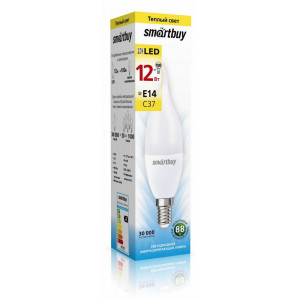 SMARTBUY (SBL-C37Can-12-30K-E14) 12W/3000/E14