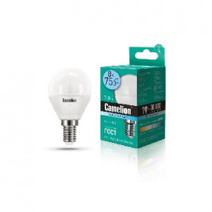 CAMELION LED8-G45/845/E14 (Эл.лампа светодиодная 4500К)