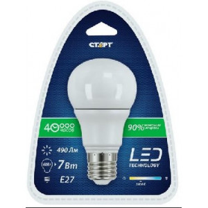 СТАРТ (17294) LEDGLSE27 7W30 WS