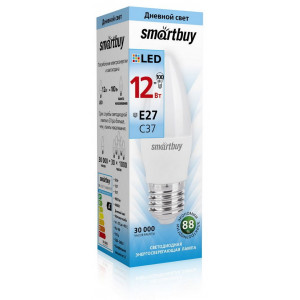 SMARTBUY (SBL-C37-12-40K-E27) C37-12W00