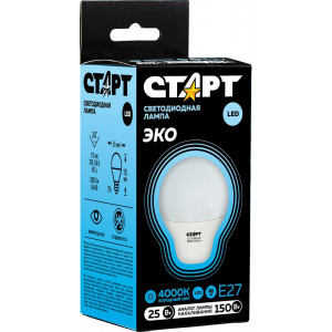 СТАРТ (465) LEDGLSE27 25W 40 WS 10/101 черный