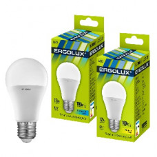 ERGOLUX LED-A60-12W-E27-3K (Эл.лампа светодиодная ЛОН 12Вт E27 3000K 172-265В)