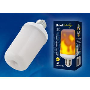 UNIEL LED-L60-6W/FLAME/E27/FR PLD01WH