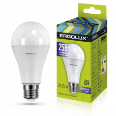ERGOLUX LED-A65-25W-E27-6K (Эл.лампа светодиодная ЛОН 25Вт E27 6500K 180-240В)
