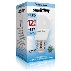 SMARTBUY (SBL-G45-12-40K-E27) G45-12W00/E27