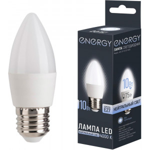 ENERGY LED С37-10-E27-4000 (109302)