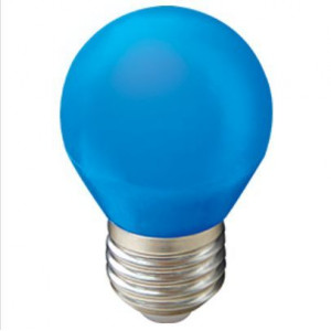 ECOLA K7CB50ELB GLOBE LED COLOR 5,0W G45 220V E27 BLUE шар Синий матовая колба 77X45