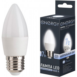 ENERGY LED С37-7-E27-4000 (109299)