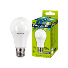 ERGOLUX (12880) LED-A60-12W-E27-6K (Эл.лампа светодиодная ЛОН 12Вт E27 6500K 172-265В)