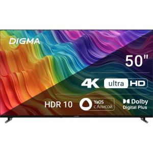 DIGMA DM-LED50UBB33 UHD SMART Яндекс