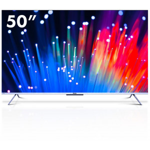 HAIER 50 SMART TV S3, QLED, 4K ULTRA HD, серебристый, СМАРТ ТВ, ANDROID TV