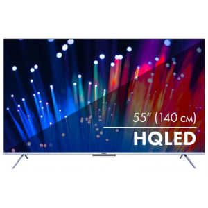 HAIER 55 SMART TV S3, QLED, 4K ULTRA HD, серебристый, СМАРТ ТВ, ANDROID