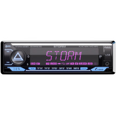 AURA STORM-555BT USB/SD-ресивер 4*51w FLAC USB BT 3RCA 2-ZONE RGB ДУ