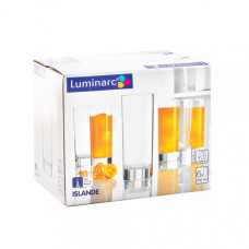 LUMINARC ИСЛАНДИЯ наб. стаканов 6 шт 330 мл высокие (J0040)