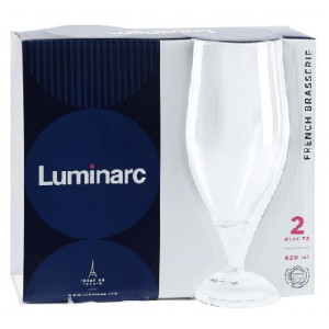LUMINARC ФРАНЦУЗСКИЙ РЕСТОРАНЧИК наб. бокалов для пива 2шт 620мл (N6027) (2)