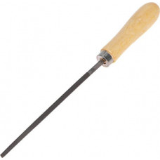 KRANZ (KR-12-4123) Напильник круглый 150 мм, деревянная ручка