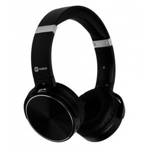 HARPER HB-217 BLACK (BLUETOOTH, с микрофоном, MICROSD, MP3-плеер)