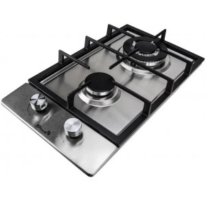 ELTRONIC (33-18) 2 конфорки, нержавеющая сталь